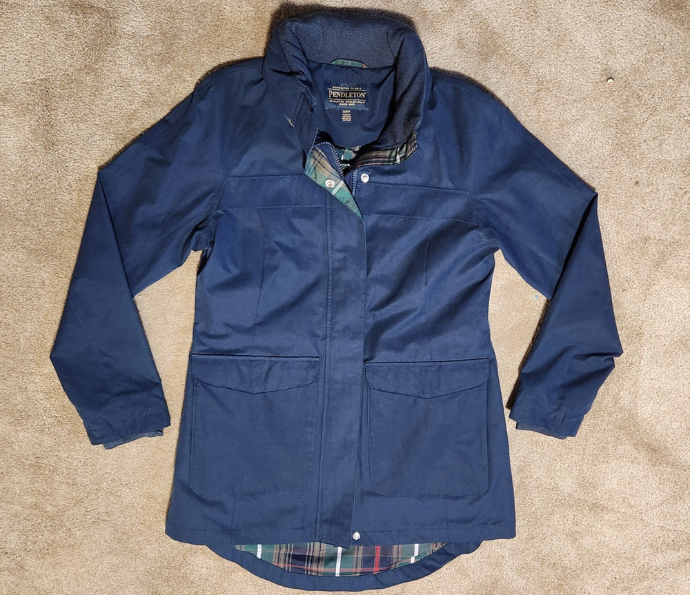Pendleton Women's Rain Jacket Navy Size Small